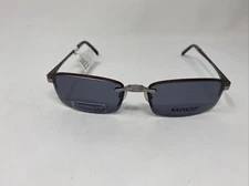 EASYCLIP MS 3122 20 SILVER BROWN 52/19/140 FLEX HINGE W/ POLARIZED SUNCLIP 0210