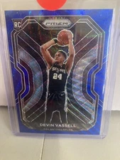 Devin Vassell Blue Wave Prizm 2020-21 Panini Prizm #252 Rookie RC