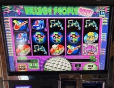 WMS BB1 SLOT MACHINE GAME CARD & OS SOFTWARE SET VILLAGE PEOPLE PARTY TESTED FUN