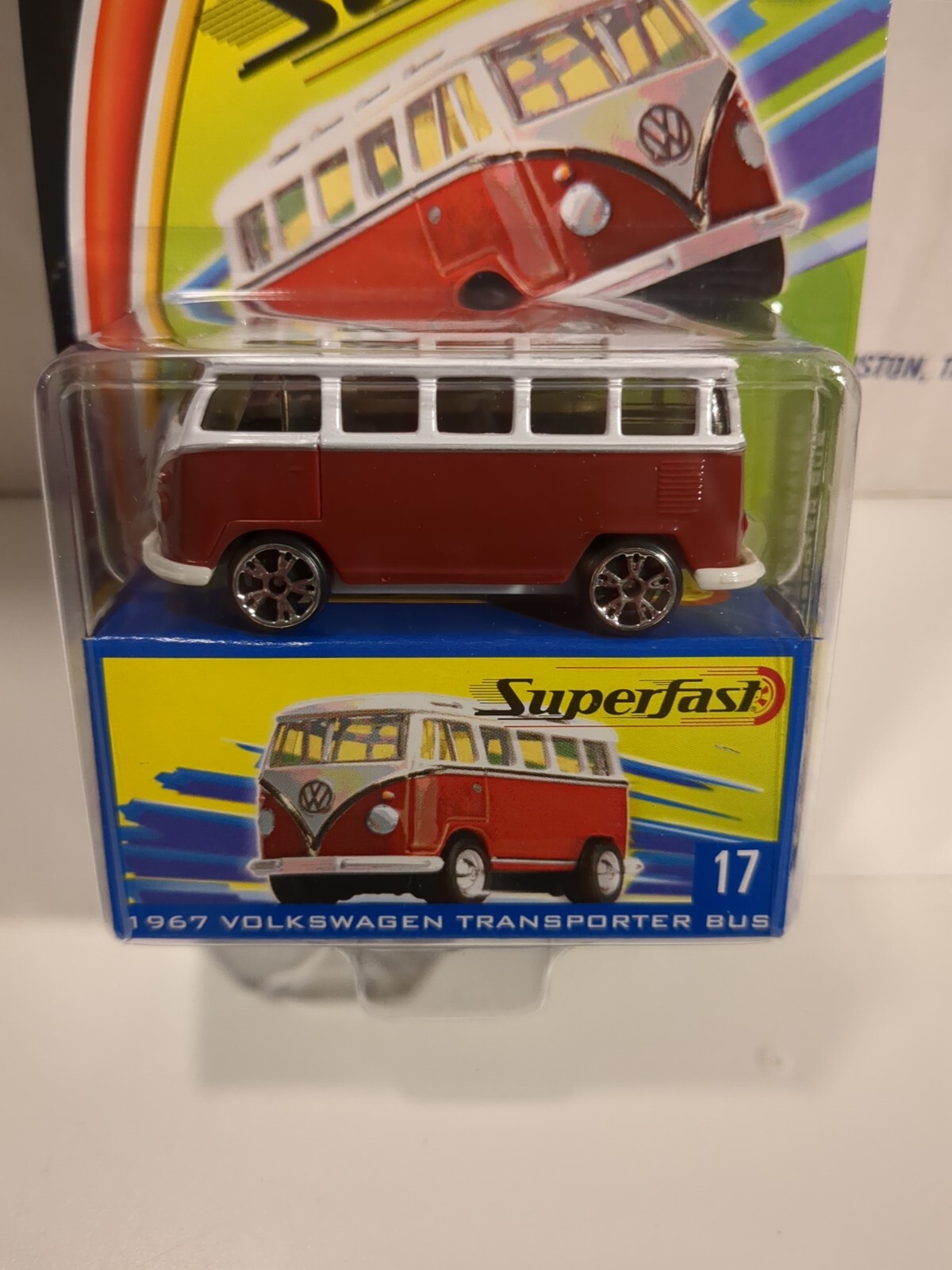 ⭐️⭐️RARE 2004 Matchbox Superfast #17 1967 Volkswagen Transporter Bus White/Red