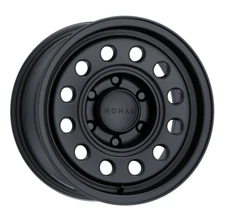 NOMAD 501SB Convoy Rim 15X7 6X139.7 Offset -10 Satin Black (Quantity of 4)