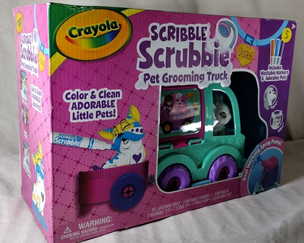 Crayola Washimals Pet Grooming Truck - Color and Wash Playset