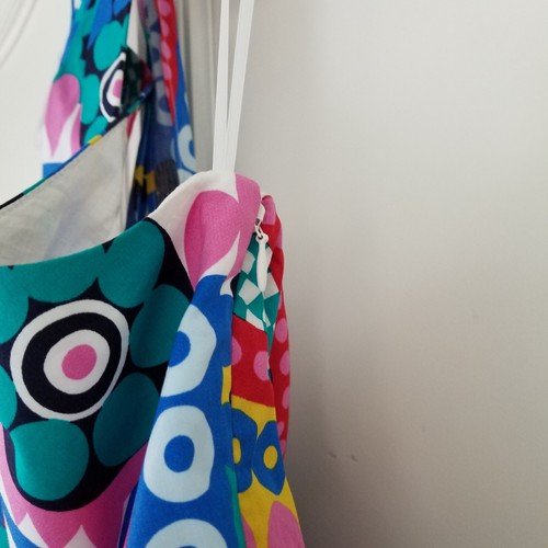 J. Crew Ratti Kaleidoscope Peplum Cotton Poplin Halter Top Womens Large NWT - Picture 4 of 6
