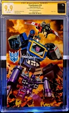TRANSFORMERS #10 Soundwave SUAYAN Signed + Deceptions Remark CGC 9.9 not 9.8