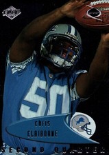 1999 Collector's Edge Odyssey Chris Claiborne RC  Lions #156 {Box 21}