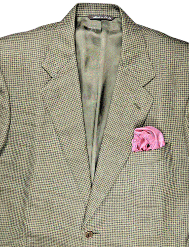 Canali Sport Jacket 42 Coat Blazer Brown Italy Tweed Houndstooth Classic Vintage - Picture 11 of 11