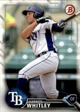 2016 Bowman - Prospects Garrett Whitley #BP68 (RC)