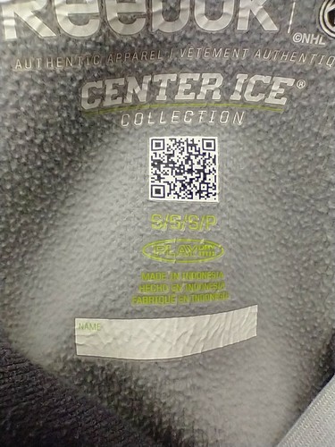 Chicago Blackhawks Reebok Center Ice Gray Hoodie Adult SMALL S PLAYDRY NWOT - Picture 8 of 8