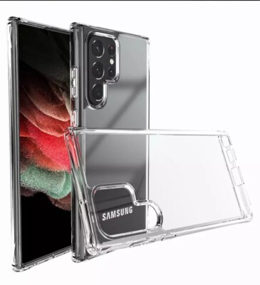 Clear Thick Bumper Case For Samsung Galaxy S Series S8 Note  S10 Plus S22 Ultra