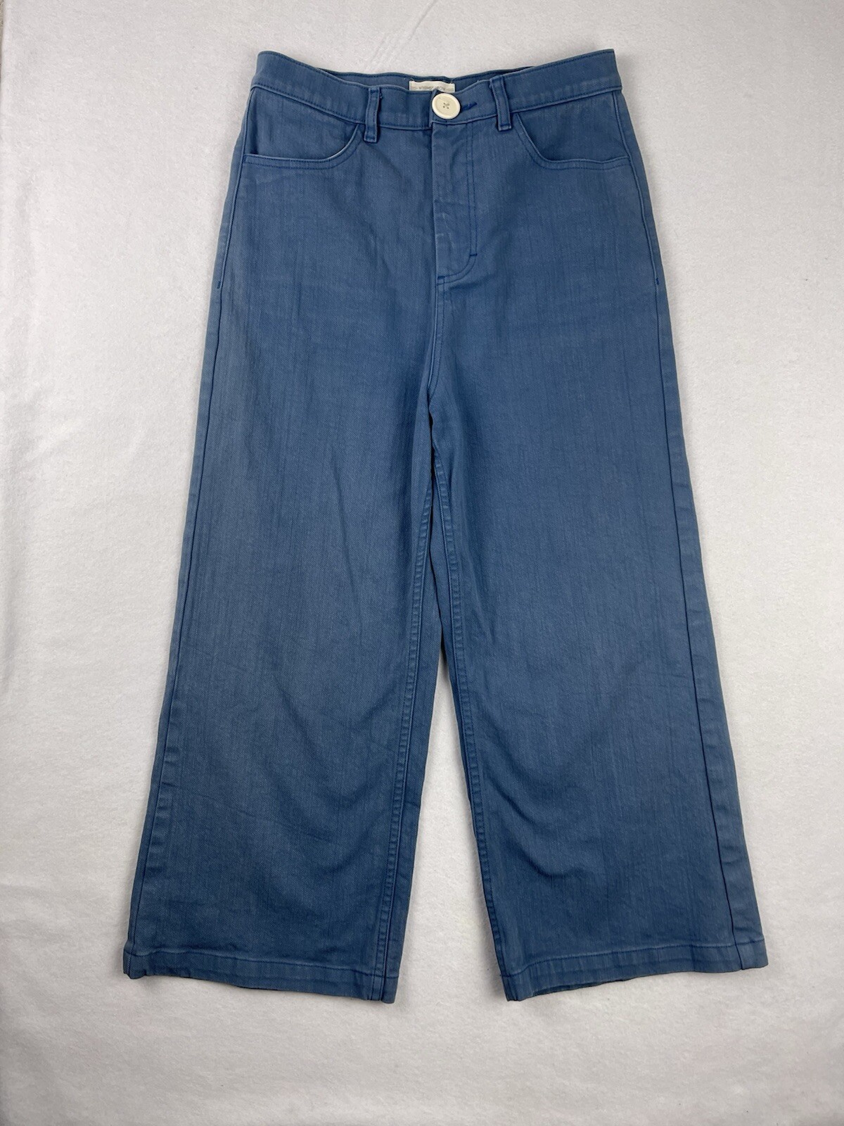 FILA Jeans donna WHIMSY + ROW vita alta gamba larga taglia 30X23 blu