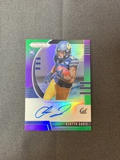 2020 Ashtyn Davis Prizm Draft Auto Purple Green /199 Jets