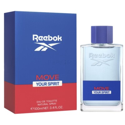   Reebok MOVE YOUR SPIRIT Eau de Toilette Herren EdT Duft NEU OVP 100ml  