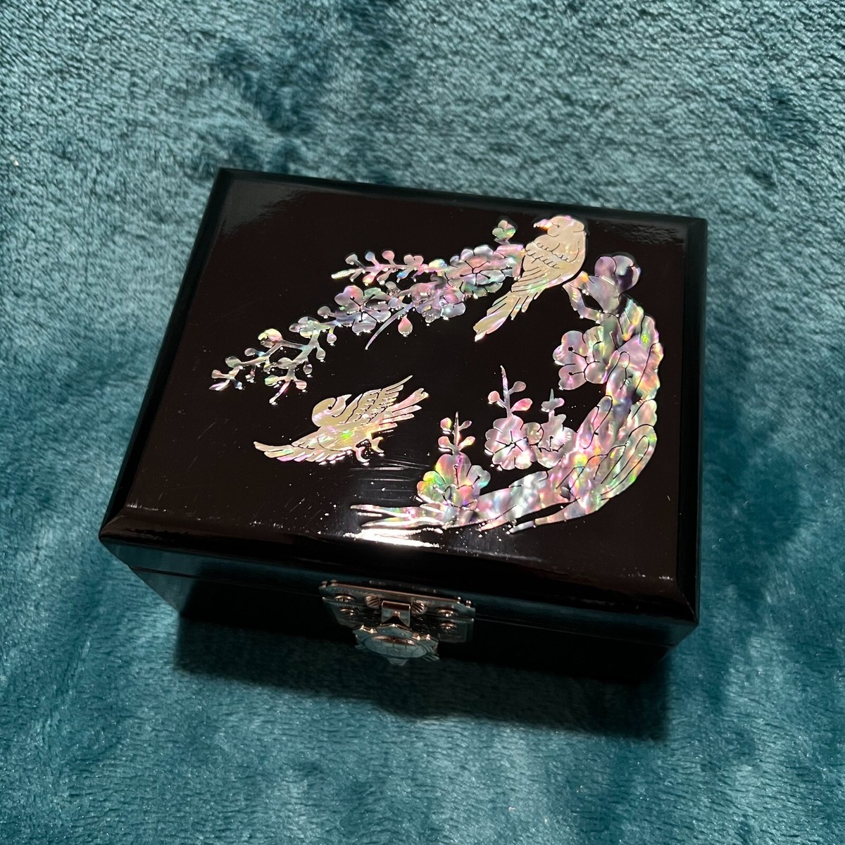 Jagae Mother of Pearl Korea Traditional Accessories Jewelry Box w