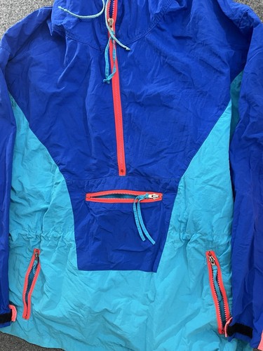 Vintage REI Anorak Windbreaker Men’s Large Multi-Color 90’s Color block - Picture 2 of 8