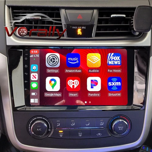 Radio de coche para Nissan Altima 2013-2018 Apple Carplay Android 13 GPS FM estéreo cámara - Imagen 5 de 23