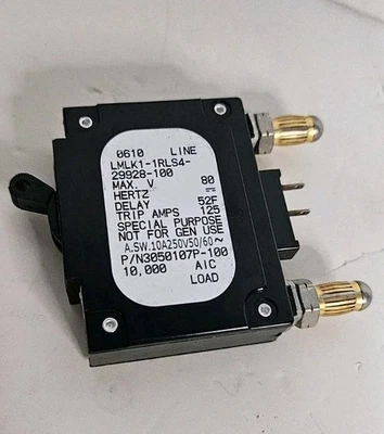100Amp Airpax Circuit Breaker IMLK1-1RLS4-29928-100 1 pole