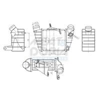 Meat & Doria LadeluftküHler LLK FüR Skoda Fabia I Combi 1.9 Tdi VW Polo Ibiza