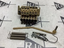 1984 Original Floyd Rose Tremolo Bridge Vibrato Gold Left Hand Germany 37mm
