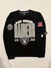 Las Vegas Raiders Pullover Mens Medium Black G-III Pullover Crew Neck Jumper NFL