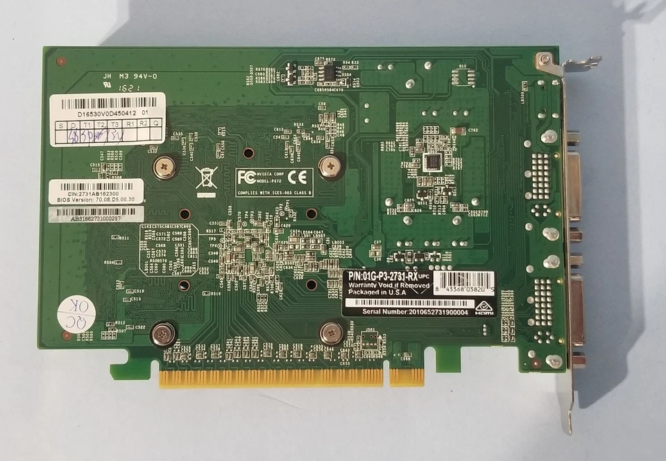 EVGA 01G-P3-2731-RX GeForce GT 730 Video Card 1 GB DDR3 PCI-e open box - Image 4 of 4