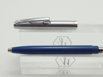 Vintage Sheaffer Imperial 440 Blau/Stahl Kugelschreiber, CT, blaue Tinte *fast neuwertig*