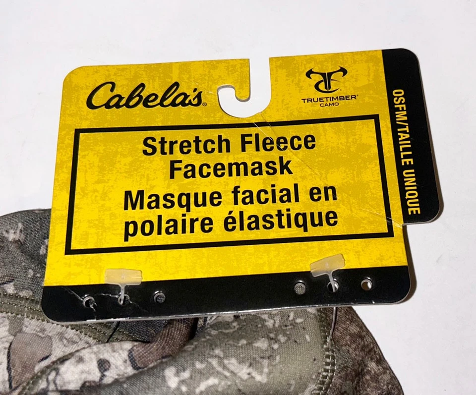 Cabela's Sentinel Stretch Fleece Camo Facemask NWT. Hidin' Out & Keepin' Warm! - Image 3 of 3