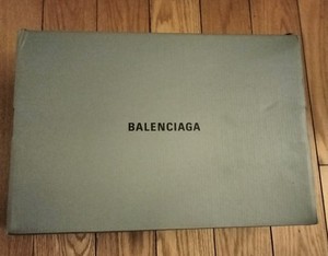 BALENCIAGA Authentic Gray Empty Storage Gift Shoe Box HD Mule E 42 15.5”x11”x6"
