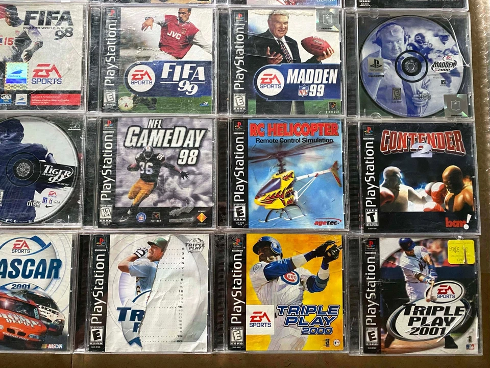 LOT OF 78 PS1 Discs/Manuals/Inserts (007 Jet Moto Star Wars GTA) *AS-IS/UNTESTED - Image 4 of 4