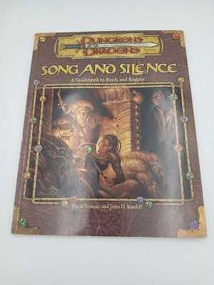 D&D 3rd Edition Song and Silence Sourcebook for Bards & Rogues, great condition