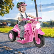 6V Electric Ride-On Bubble Car, Powered Toy Motorcycle with Bubble Function,, LE