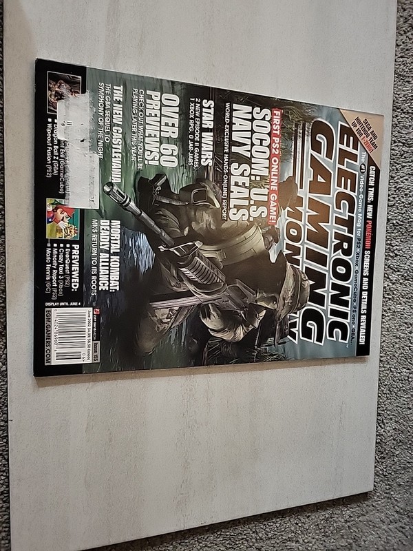Electronic Gaming Monthly #155 Feat. Socom: US Navy Seals