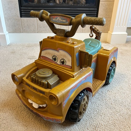 Disney Pixar Cars  Tow Mater 6V Battery Powered Ride On - UNTESTED