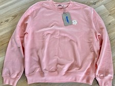 Marimekko Leiot Unikko Sweatshirt Kioski Cotton Logo Flower Pink Preppy Scandi S