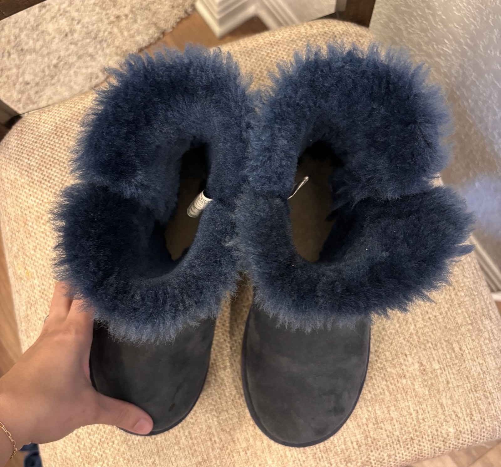 UGG Australia Bailey Button Shearling Mid-Calf Bo… - image 4