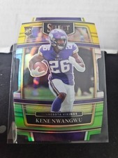 2021 Panini Select #74 Kene Nwangwu Green and Yellow Prizm Die Cut B4