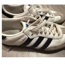 Adidas Samba OG White Black Gum Sole Sneakers US 5.5 Women Low Top Trainers