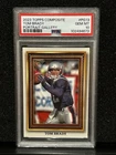 Topps 2023 Composite Tom Brady Portrait Gallery PG-13 Patriots PSA 10