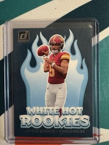 🔥Jayden Daniels White Hot Rookies, 2024 Panini Donruss #WH8🔥
