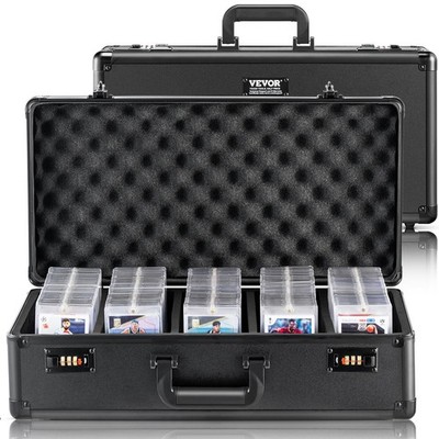 162 PSA Graded Card Storage Box 5 Slots Sports Card Holder Case Coded Lock