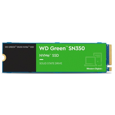 WD Green SN350 2TB NVMe Internal SSD Solid State Drive - Gen3 PCIe, QLC, M.2 228
