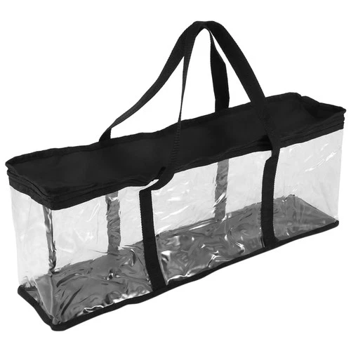  Clear Holds DVD CD Storage Holder Easy Zip Closure Carry Bag Organizer D8X6