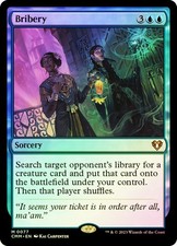 mtg cards like bribery [64x] [Eighth Edition] [Foil]  Face to Face Games Search target opponents library for a creature card and put that card onto the battlefield under your control mtg cards like bribery Stolen