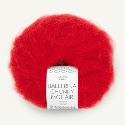 BALLERINA CHUNKY MOHAIR von SANDNES GARN - Farbe 4219 - 50 g / ca. 135 m Wolle