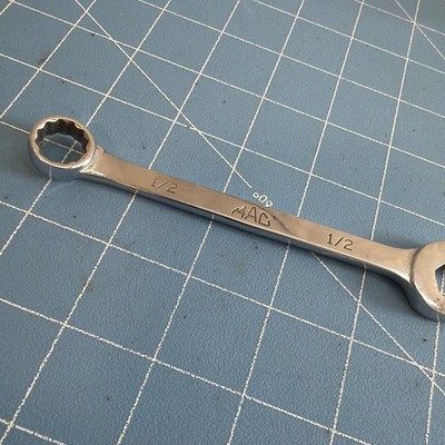 Mac Professional Tools USA 12 Point SAE Sz 1/2  Chrome Combination Wrench CW16R