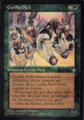 Gorilla Pack - Ice Age: #247, Magic: The Gathering Lp C334