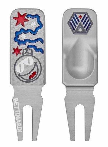 💣Rare Bettinardi Bomb Stainless Steel Ball Marker & Divot Tool 2 Piece Set💣 - Picture 3 of 3