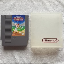 Baseball Stars II Nintendo NES Authentic OEM Cartridge Cleaned w/ Clamshell Case