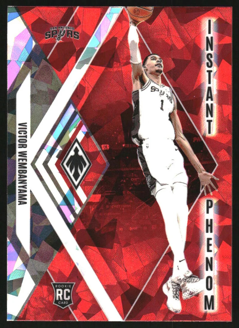 2023-24 Panini Phoenix Instant Phenom Phoenix Red Ice #13 Victor Wembanyama RC