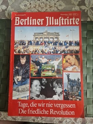 2 Zeitungen Berliner Illustrierte Sonderausgabe Dezember 1989 + 3. Oktober 1990
