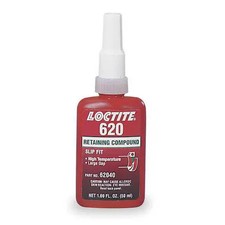 Loctite 135514 High Remperature Resistant Retaining Compound 620, 1.7 Fl Oz,